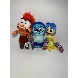 Disney's Pixar Inside Out 2‎ Plush Lot Anxiety Joy Sadness Embarrassment